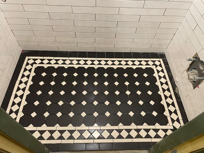 Mozaïekvloer toilet, Rotterdam