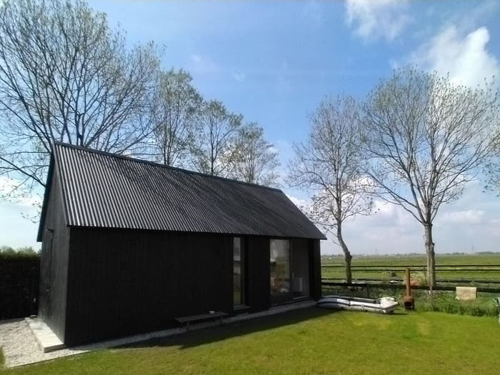Nieuwbouw bijgebouw logeerhuisje